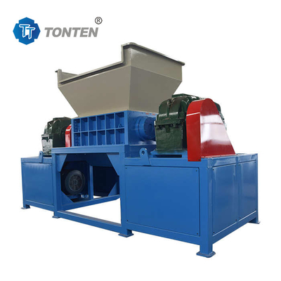 कचरा टायर Shredder मशीन बाल्टी प्लास्टिक डबल शाफ्ट Shredder मशीन