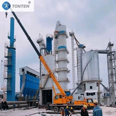 अनुकूलित सीमेंट चूना ऊर्ध्वाधर शाफ्ट kiln सक्रिय चूना kiln उत्पादन लाइन