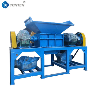 कचरा टायर कपड़े Shredder कचरा प्लास्टिक डबल शाफ्ट Shredder