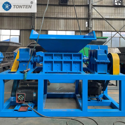 भारी शुल्क डबल शाफ्ट Shredder स्वचालित वुड्स स्टील पीसने Shredder मशीन