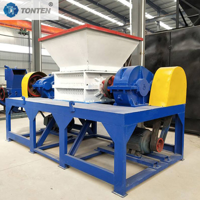 लकड़ी प्लास्टिक के लिए नई मॉडल पुनर्चक्रण मशीन डबल शाफ्ट Shredder