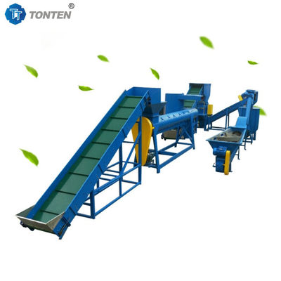 पीईटी प्लास्टिक क्रशिंग रीसाइक्लिंग उत्पादन लाइन पेट बोतल धुलाई