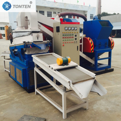 तांबा प्लास्टिक पृथक्करण पुनर्चक्रण तांबा तार granulator मशीन