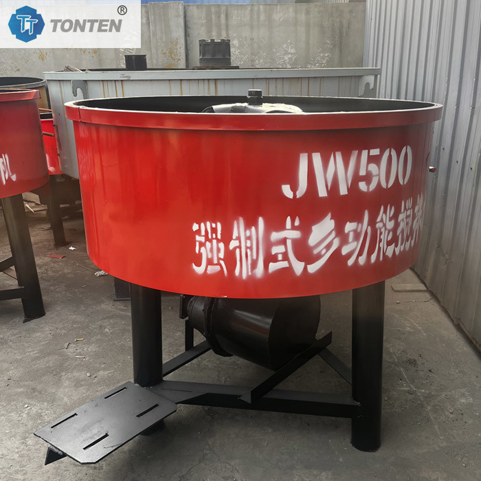 JW750 JW1000 प्रकार फ्लैट मुंह मिक्सर मल्टीफंक्शनल मिक्सिंग कंक्रीट सीमेंट मोर्टार